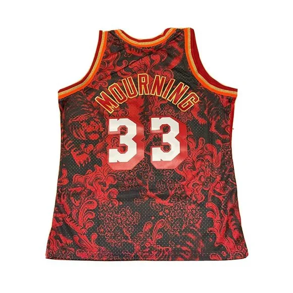 送料無料Mitchell ＆ Ness Alonzo Mourning 33 Charlotte Hornets Purple Replica Swingman Jersey HWC Basketball Jersey, purple, XL並行輸入 Mitchell \u0026 Ness Miami Heat 1996-97 Alonzo Mourning GOLD NBA LOGO